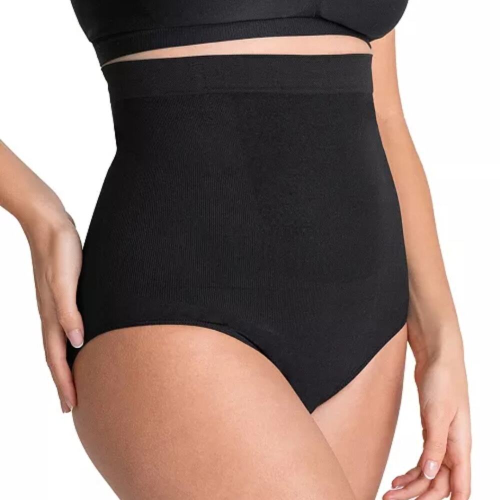 Shapermint Empetua Black High-Waist Tummy Control Shaper Panty Small NWT